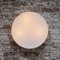 Lampada da parete a incasso rotonda in vetro opalino bianco di Bega Limburg, Immagine 11
