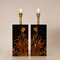 Chinoiserie Pagoda Table Lamps in Gold and Black Lacquer by Jean Claude Mahey, 1970s, Set of 2, Image 2
