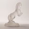 Art Deco Milchglas Pferd Figur von Franklin Mint, 1987 4