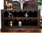 Mesas consola vintage de madera tallada a mano, años 90, Imagen 5