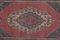 Roter türkischer Vintage Oushak Teppich 6