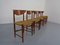 Modell 316 Dining Chairs by Peter Hvidt & Orla Mølgaard-Nielsen for Søborg Furniture, 1950s, Set of 5 5