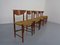 Modell 316 Esszimmerstühle von Peter Hvidt & Orla Mølgaard-Nielsen für Søborg Furniture, 1950er, 5er Set 5