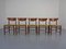 Modell 316 Dining Chairs by Peter Hvidt & Orla Mølgaard-Nielsen for Søborg Furniture, 1950s, Set of 5 1