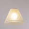 Italian Pendant Lamp in White Murano Acid Glass with Gold Powder, 1980s, Image 6