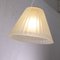 Italian Pendant Lamp in White Murano Acid Glass with Gold Powder, 1980s 10