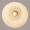 Italian Pendant Lamp in White Murano Acid Glass with Gold Powder, 1980s, Image 4