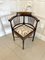 Antique Quality Edwardian Mahogany Inlaid Corner Chair, 1901, Image 1