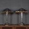 20th Century Art Deco American Chrome Table Lamps, 1930s, Set of 2 2