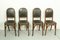 Art Nouveau Bentwood and Leather Dining Room Chairs from Fischel, 1910s, Set of 4 14