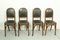 Art Nouveau Bentwood and Leather Dining Room Chairs from Fischel, 1910s, Set of 4, Image 14