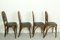 Sillas de comedor modernistas de madera curvada y cuero de Fischel, años 10. Juego de 4, Imagen 13