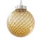 Large Amber Murano Glass Sphere Pendant Lamp with Intertwining Decoration, Italy, 1980s, Image 1