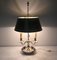 Empire Style Silver-Plated Metal Bouillotte Lamp, 1950s 15