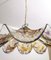 Murano and Brass Pendant Lamp from La Murrina Italia, 1960s 6