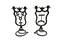 Black Wrought Iron Candleholders with Coats of Arms, Set of 2, Image 1