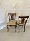 Antique Edwardian Rosewood Inlaid Dining Chairs, 1901, Set of 4, Image 4