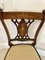 Antike edwardianische Esszimmerstühle aus Palisander mit Intarsien, 1901, 4er Set 10