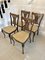 Antique Edwardian Rosewood Inlaid Dining Chairs, 1901, Set of 4 3