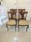 Antique Edwardian Rosewood Inlaid Dining Chairs, 1901, Set of 4 1