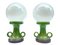 Ceramic Sphere Table Lamps, 1970s, Set of 2, Image 1