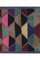 Turkish Colorful Checkered Tulu Rug, Image 4