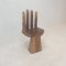 Wooden Hand Chair in the style of Pedro Friedeberg, 1970s, Image 8