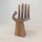 Wooden Hand Chair in the style of Pedro Friedeberg, 1970s, Image 13