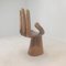 Wooden Hand Chair in the style of Pedro Friedeberg, 1970s, Image 4