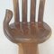 Wooden Hand Chair in the style of Pedro Friedeberg, 1970s, Image 24