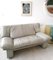 Postmodern Pale Grey Leather Sofa by Nicoletti Salotti, Italy, 1980s 8