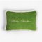 Christmas Happy Pillow in Green and White from Lo Decor, Image 1