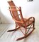 Mid-Century Walnut & Cherry Rocking Chair, USA, 1970s 6
