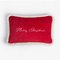 Christmas Happy Pillow in Red and White from Lo Decor 1