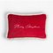 Coussin Happy Christmas Rouge et Blanc de Lo Decor 1