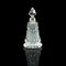 English Glass and Silver Tipple Decanter, 1920s, Image 4