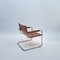 Cantilever Lounge Chairs in Leather and Chrome, 1970s, Set of 2 7