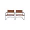Cantilever Lounge Chairs in Leather and Chrome, 1970s, Set of 2 1