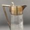 Art Deco Glass and Silver-Plated Carafe, 1930s 6