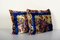 French Blue Velvet Ika Cushion Covers, 2010s, Set of 2, Image 3