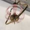 Lámparas de araña de vidrio y latón dorado de Gio Ponti, años 30. Juego de 2, Imagen 4