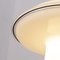 Lampe de Bureau Champignon Vintage en Verre de Murano Blanc et Verre Noir, Italie 9