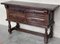 Spanish Console Chest Table with Four Carved Drawers, 1930s 2