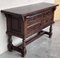 Spanish Console Chest Table with Four Carved Drawers, 1930s 3