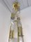 Italian Murano Glass Brass Chain Chandelier attributed to Aldo Nason for Mazzega, 1970s 12