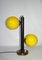 Gelbe Kugel Schreibtischlampe, 1960er 8