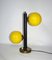 Gelbe Kugel Schreibtischlampe, 1960er 6