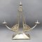 Art Deco Silvered Candleholder, 1930s -1940s 1