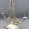 Art Deco Silvered Candleholder, 1930s -1940s, Image 7