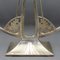 Art Deco Silvered Candleholder, 1930s -1940s 11